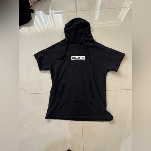 Black Hoodie with Front Pocket